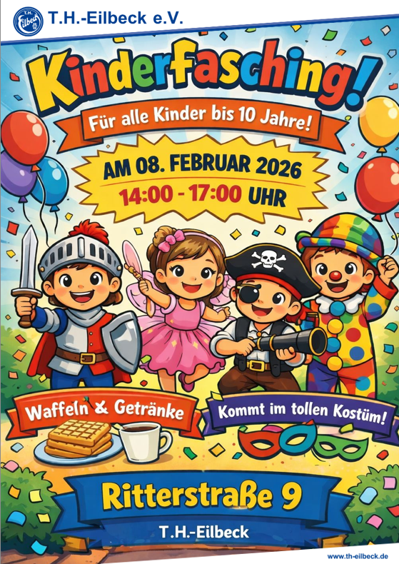 Plakat Kinderfasching 2026