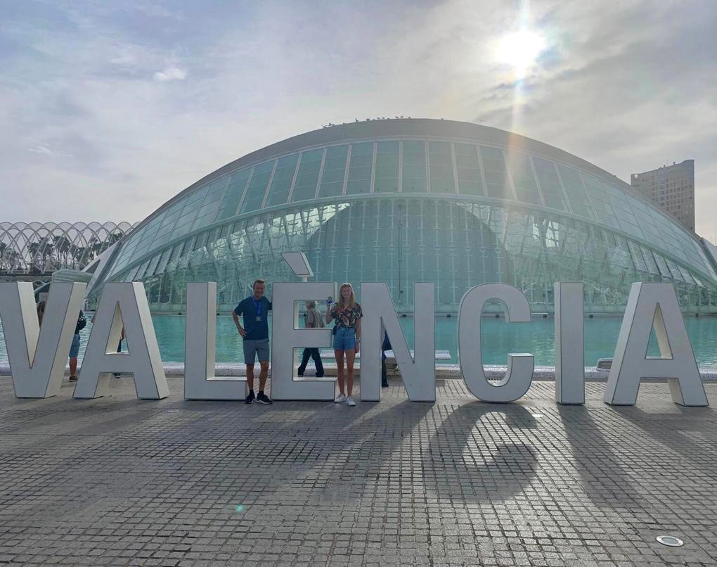 Tabea Themann und Thomas Feddern im sonnigen Valencia zu 4 Oktoberwochenende